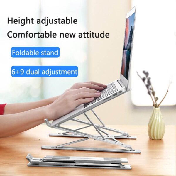 Simplist N8 2-Tier Aluminum Foldable Laptop Raiser Stand - Simplist Desk