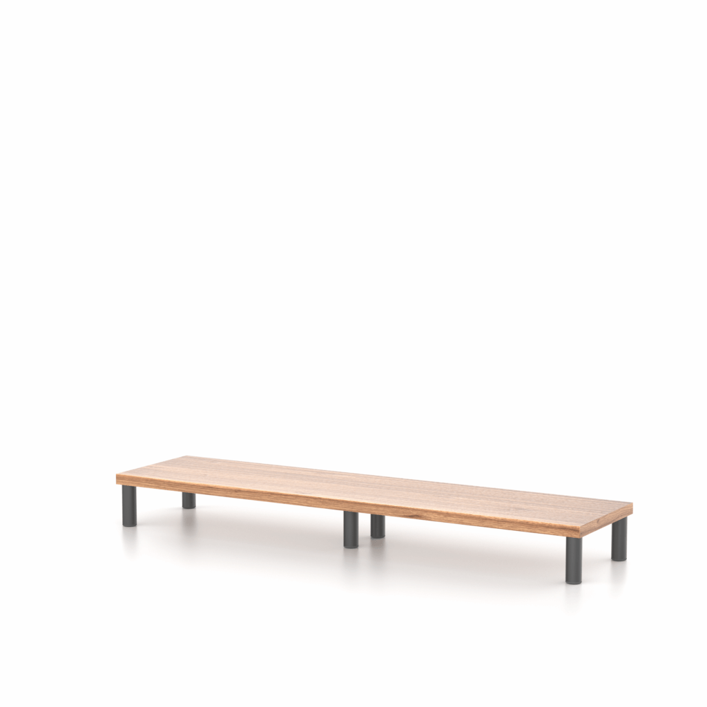Upergo Dual Monitor Stand Riser with Aluminum Feet - Simplist Desk