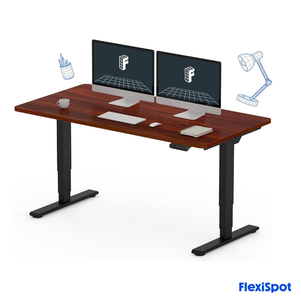Flexispot E2 Pro – Eletric Ergonomic Standing Desk (140×70 CM)