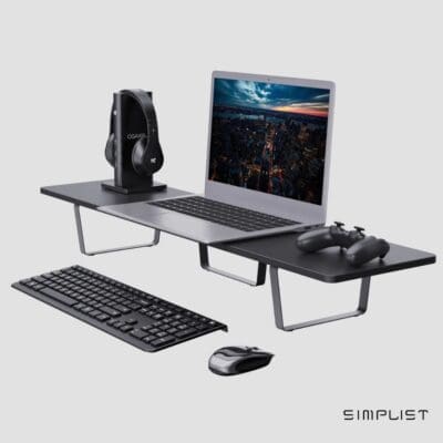 Dual Monitor Stand - Single Arc Design