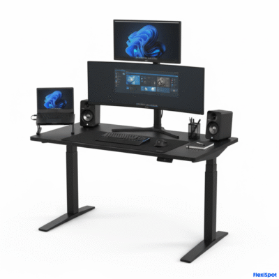 Flexispot E7 - Height Adjustable Ergonomic Standing Desk (160x80 CM)