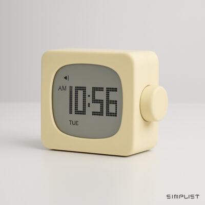 GlowBrick - Rechargeable Alarm Clock with Timer and Stopwatch