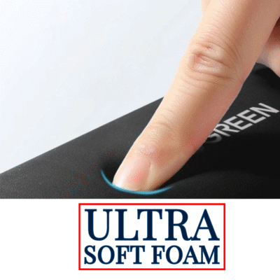 Image for a keyboard wrist rest which is on a cinematic ambience. Background should be minimalistic workstation. Ultra realistic, focus on product (2)