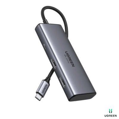 UGREEN Revodok 206 - 6 in 1 Dual HDMI to USB-C HUB
