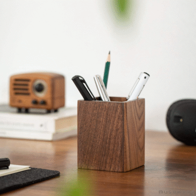 Premium Walnut Pen Holder - "C Level" Collection