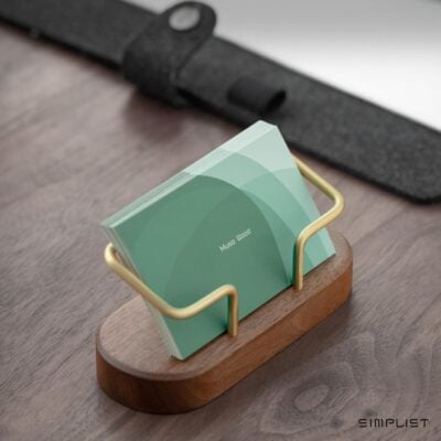 Premium Walnut Card Holder - ("C Level" Collection)