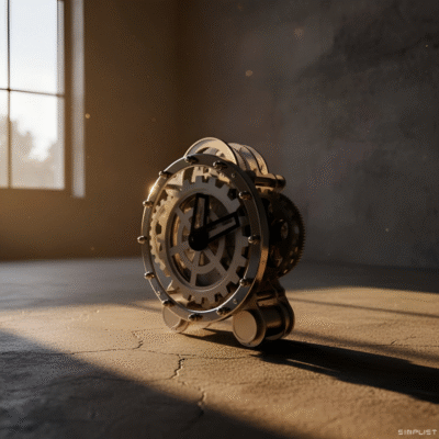The Maestro - Kinetic Art Desk Clock