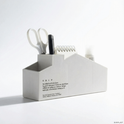 The Blanc Skyline - Geometric Multi-Tier Desk Organizer  Creative Station