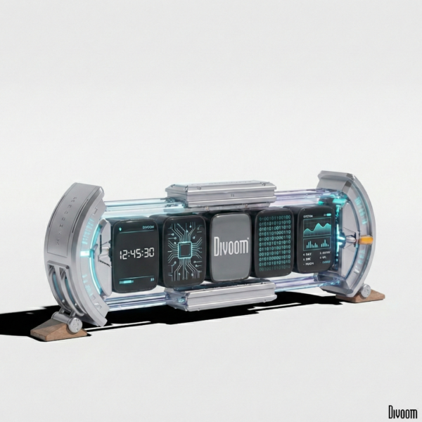 Divoom Times Gate - Pixel Art Informative Display - Simplist Desk