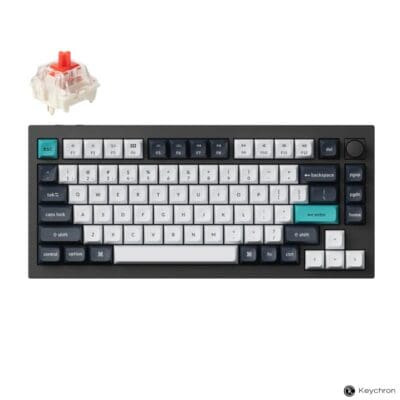 Keychron Q1 Max QMK/VIA Wireless Custom Mechanical Keyboard (Q1M-M1)