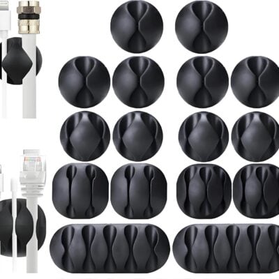 CableNest 16 in 1 Adhesive Cable Clip Holders Pack