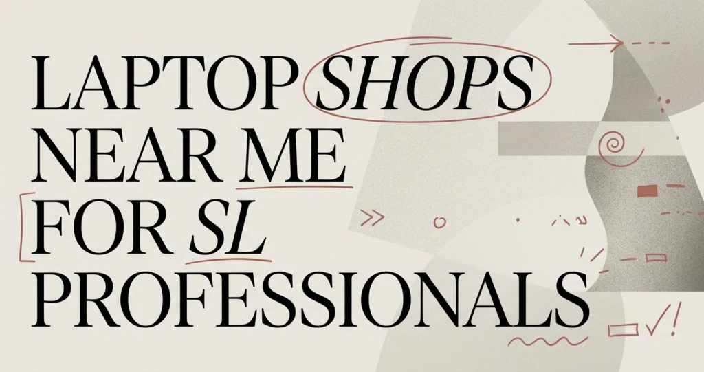 Laptop Shops Near Me: A Guide for SL Professionals
