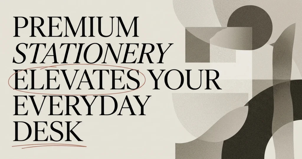 Premium Stationery to Elevate Your Everyday Desk