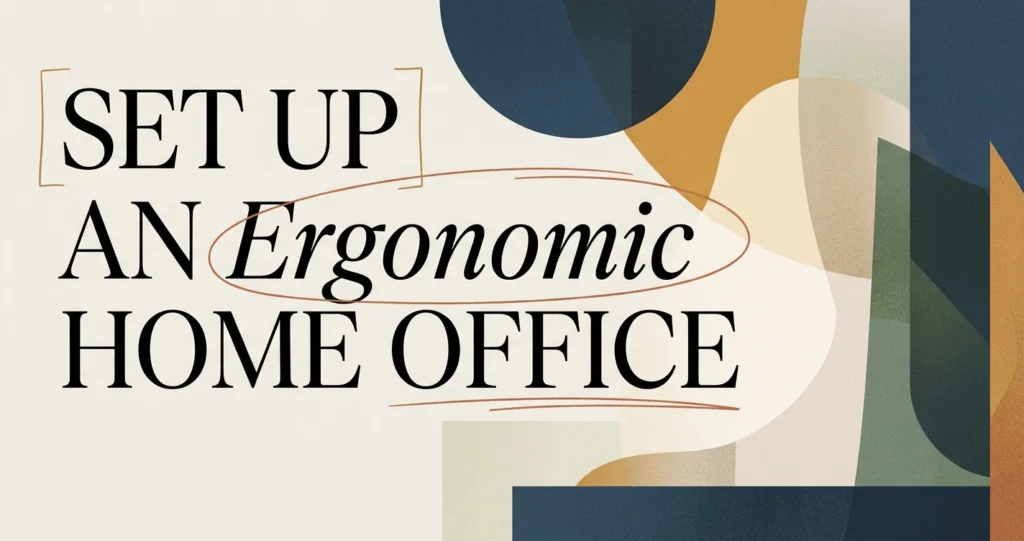 How to Set Up an Ergonomic Home Office in Sri Lanka