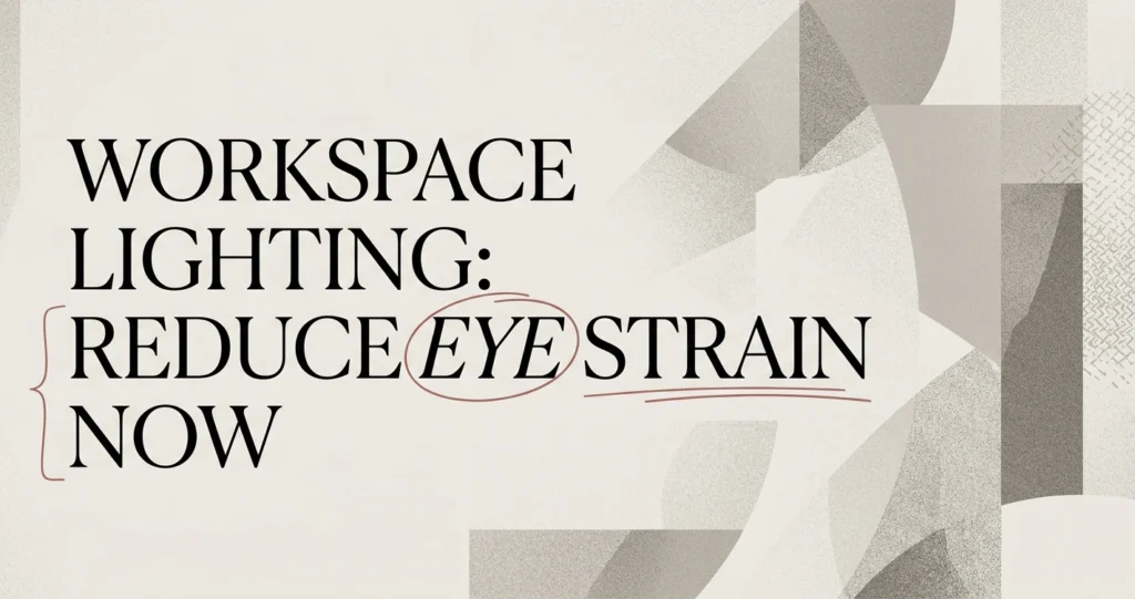 Workspace Lighting: Reduce Eye Strain at Your Desk
