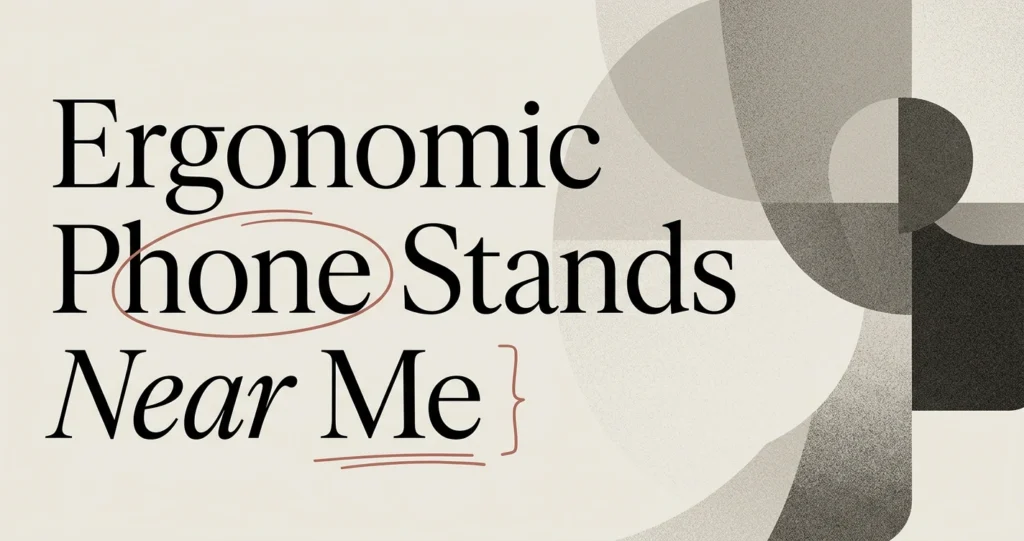 Mobile Accessories Shop Near Me: Ergonomic Phone Stands